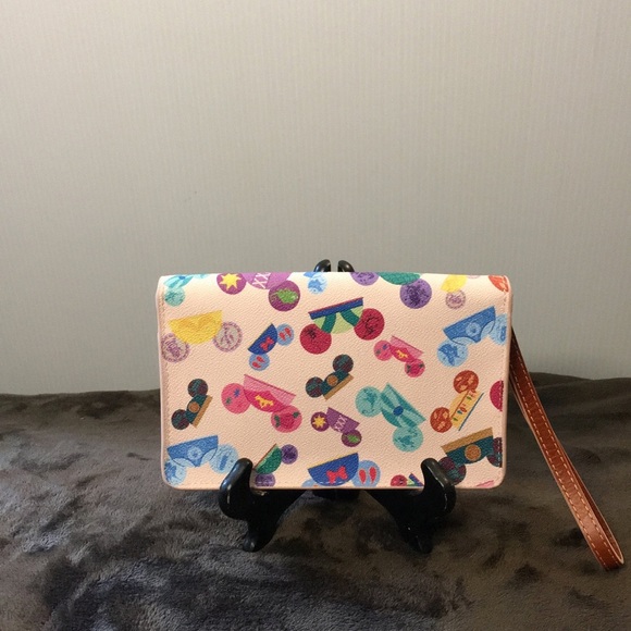 Dooney & Bourke Disney Princess Ear Hat Wristlet/Wallet in Pink - Picture 2 of 12